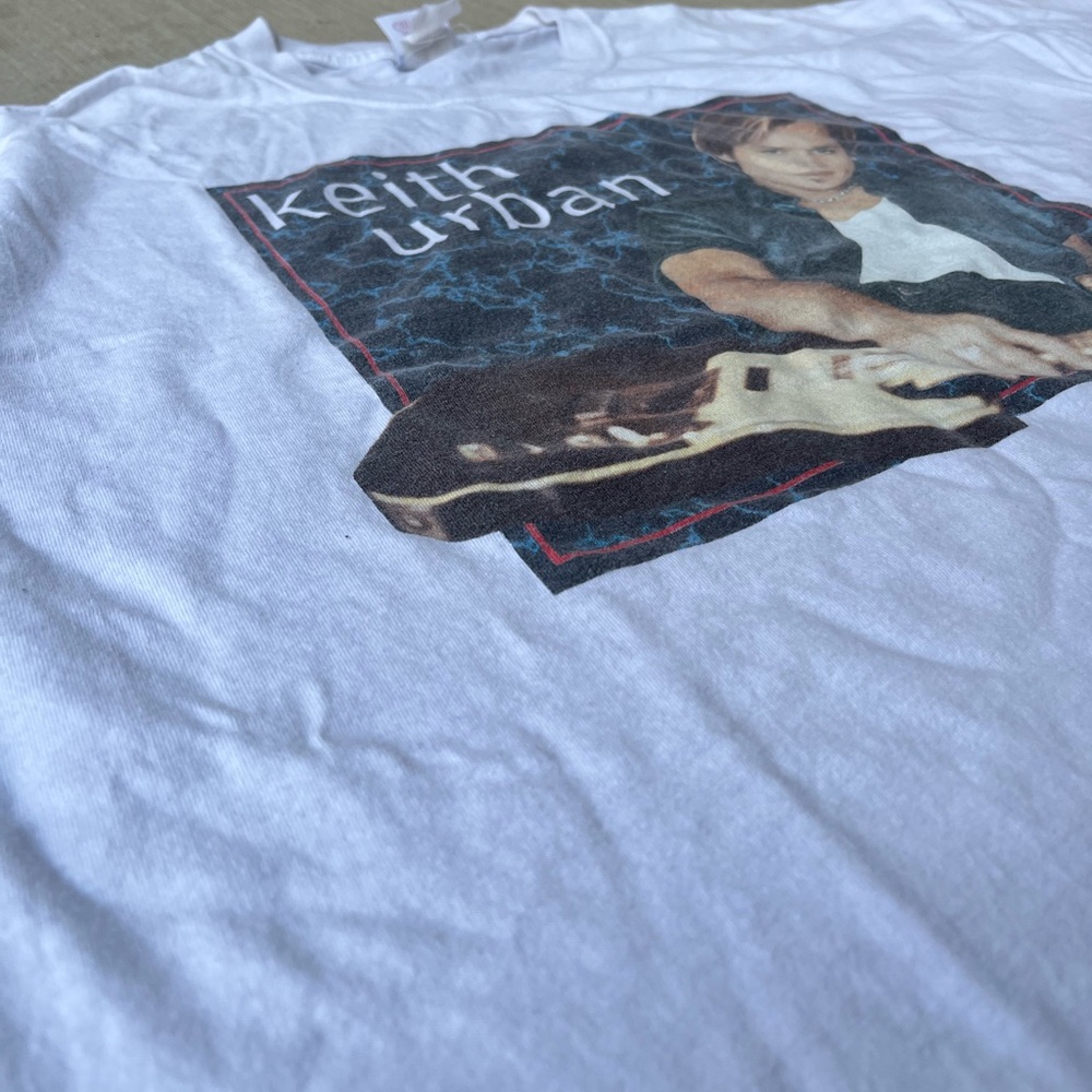 Keith Urban 1998 tour White T-shirt